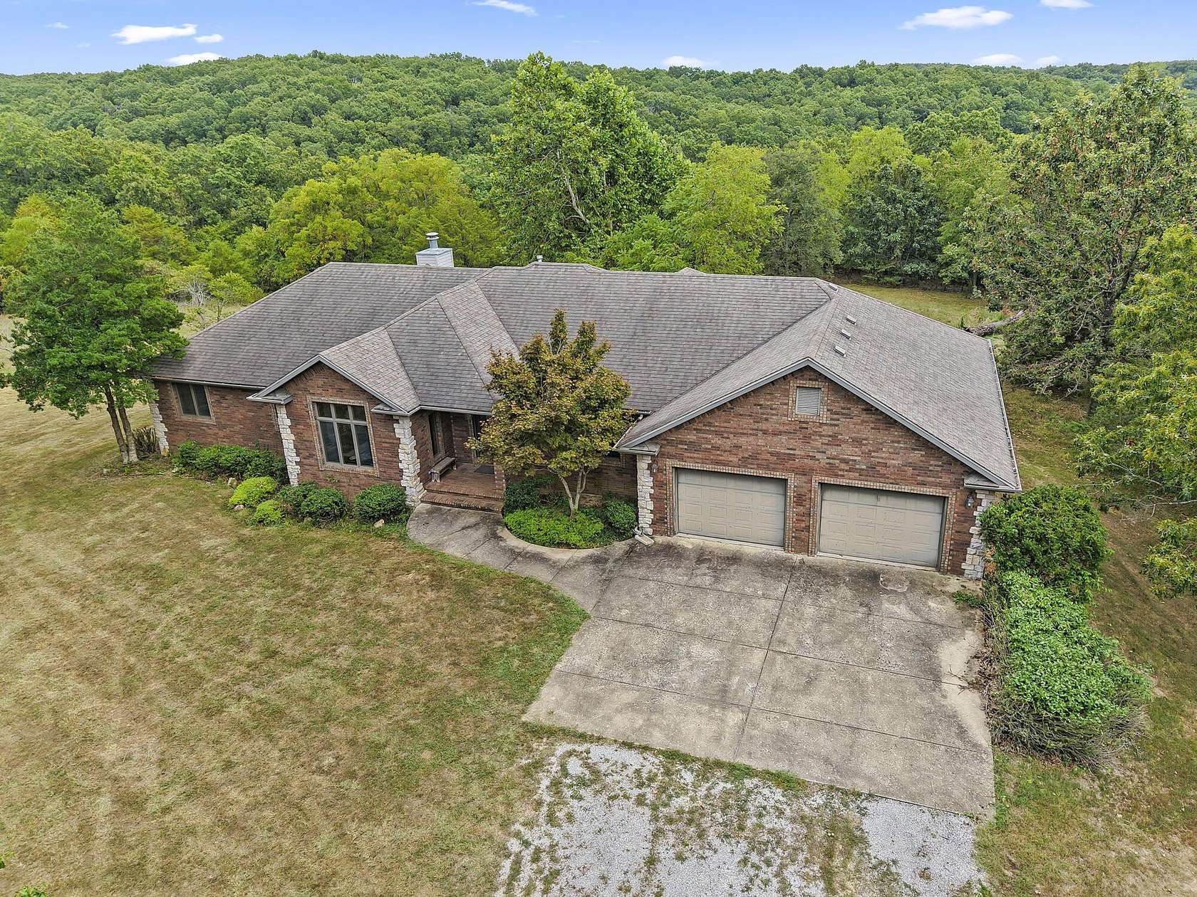 40 Acres of Agricultural Land with Home for Sale in Ozark, Missouri