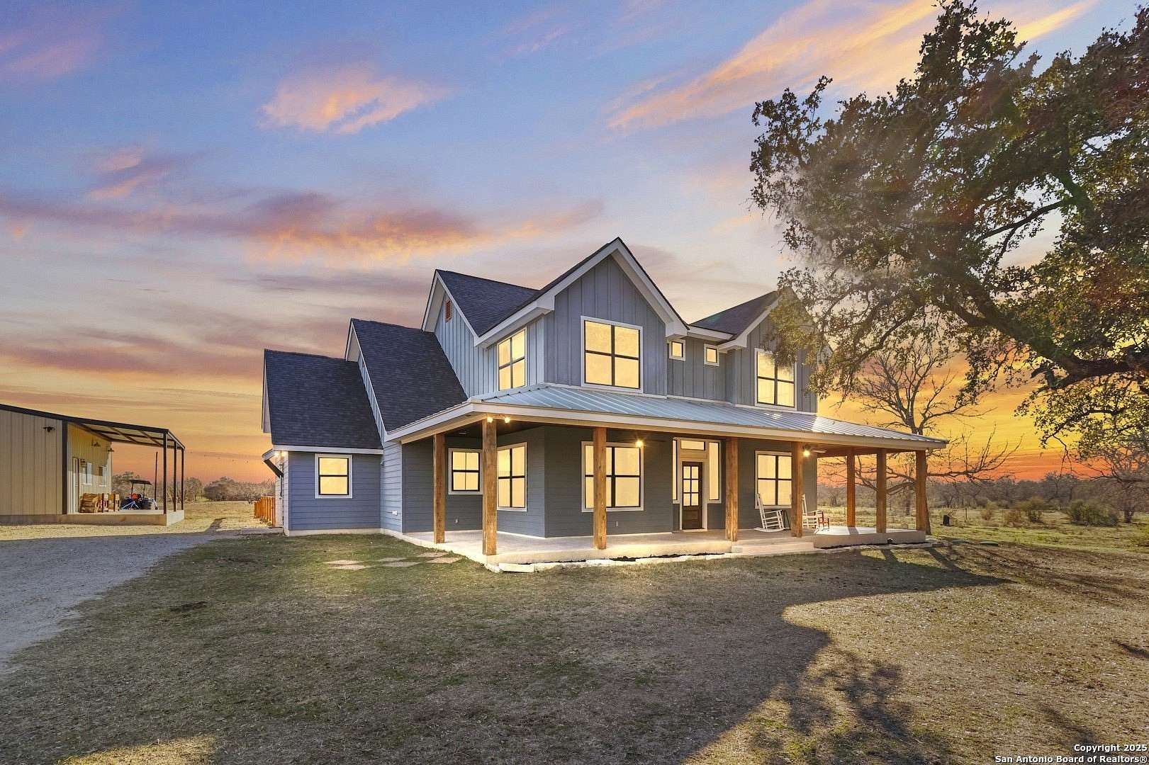 10 Acres of Land with Home for Sale in La Vernia, Texas