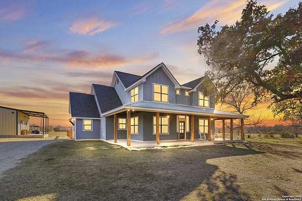 10 Acres of Land with Home for Sale in La Vernia, Texas