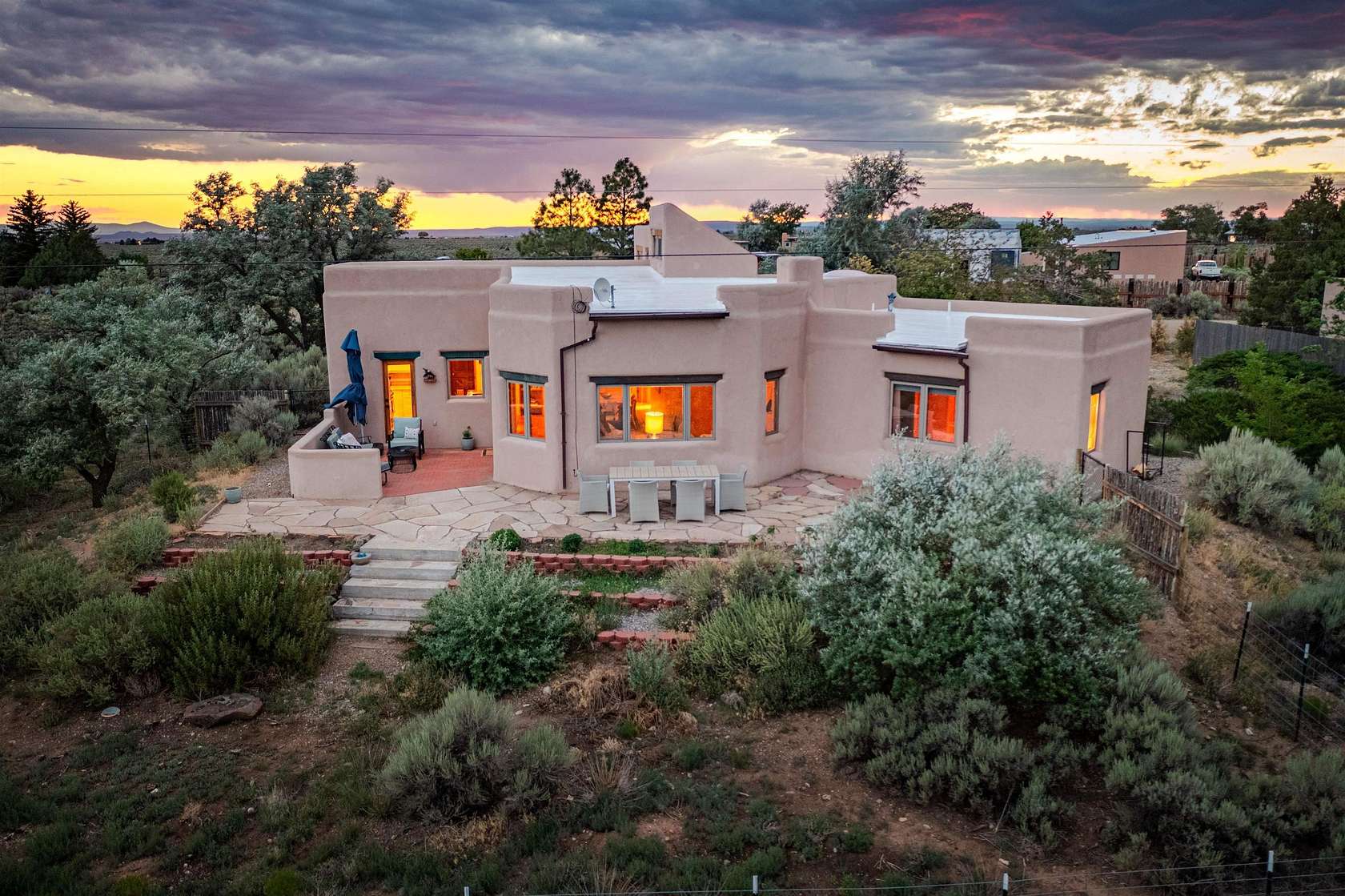 2 Acres of Residential Land with Home for Sale in El Prado, New Mexico