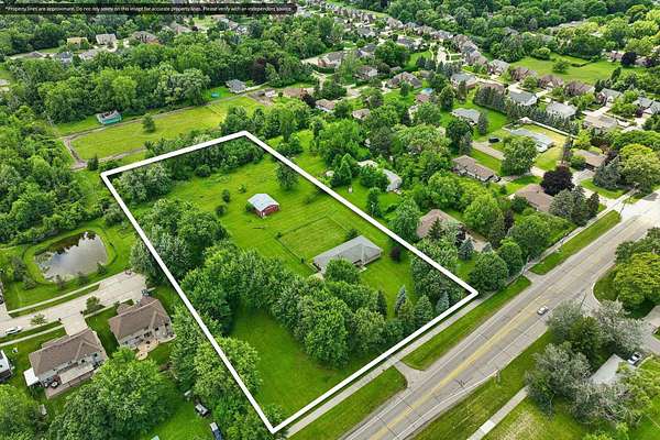 4 Acres of Land with Home for Sale in Troy, Michigan