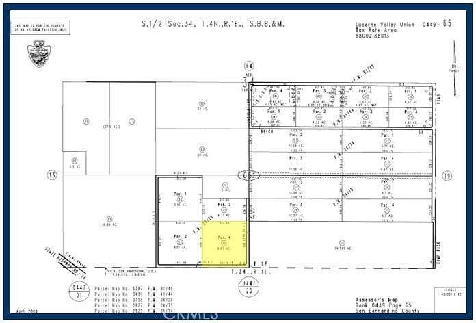 8.87 Acres of Land for Sale in Lucerne Valley, California