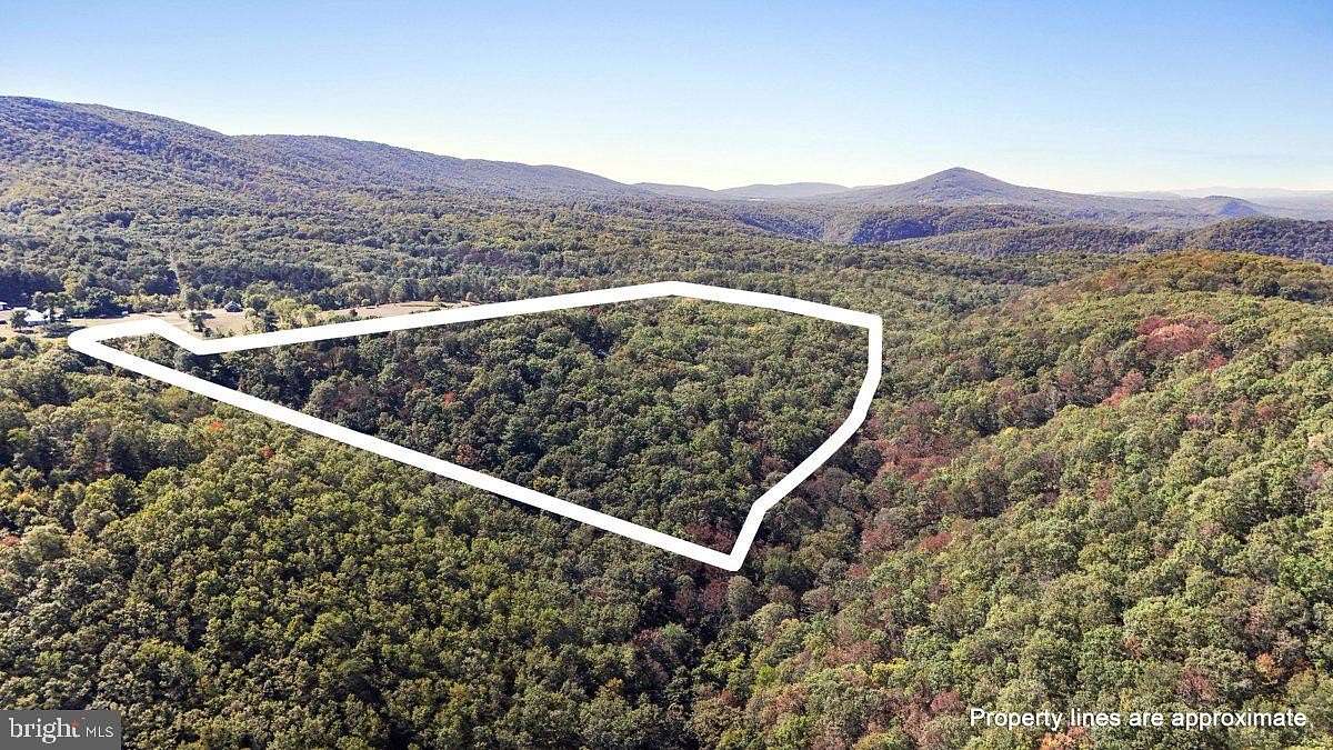 21.8 Acres of Recreational Land with Home for Sale in Great Cacapon, West Virginia