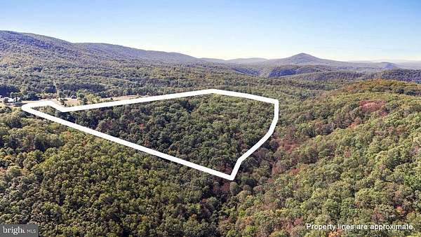 21.8 Acres of Recreational Land with Home for Sale in Great Cacapon, West Virginia