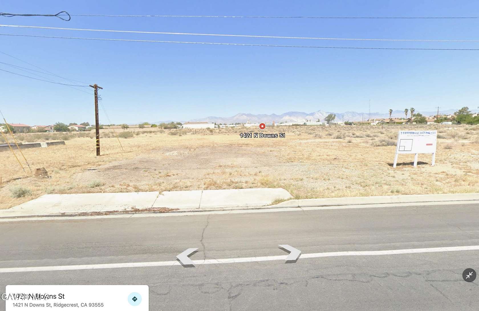 Commercial Land for Sale in Ridgecrest, California