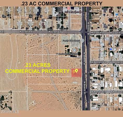 0.23 Acres of Commercial Land for Sale in Ridgecrest, California
