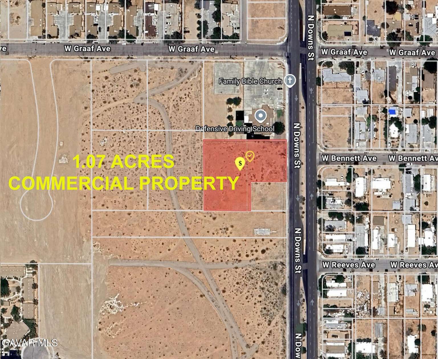 1 Acre of Commercial Land for Sale in Ridgecrest, California