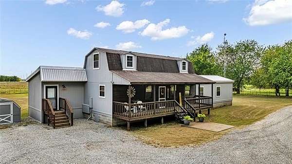 110 Acres of Land with Home for Sale in Bennington, Oklahoma