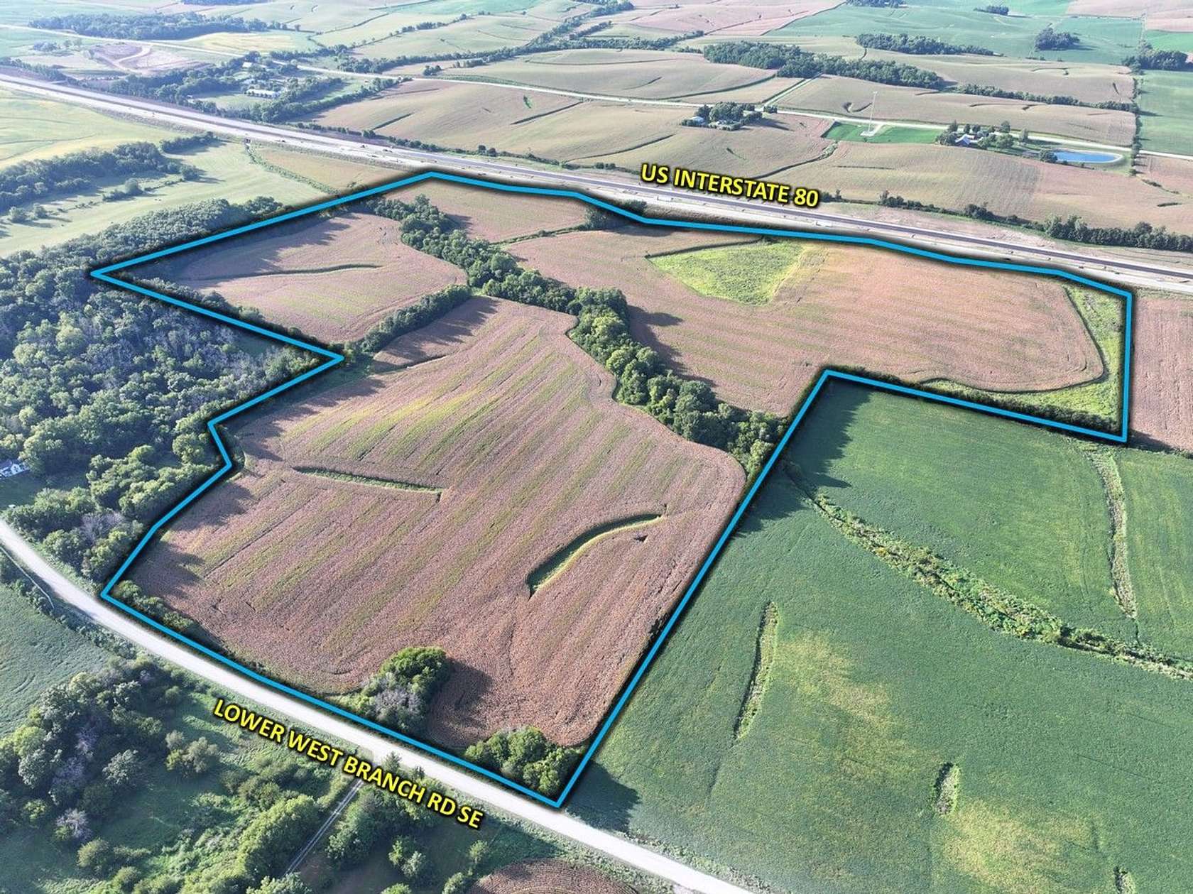 96.4 Acres of Land for Sale in Iowa City, Iowa