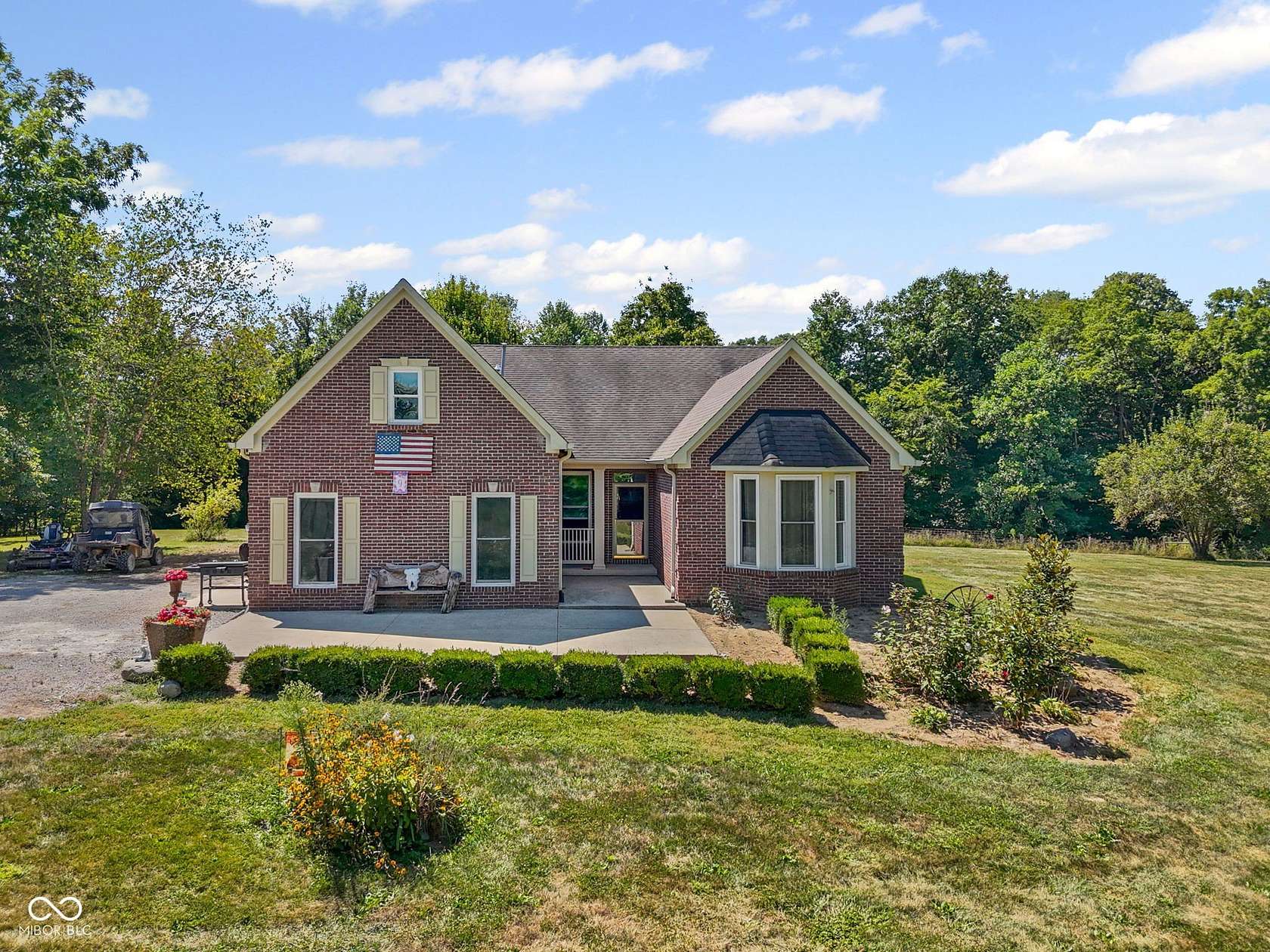 41 Acres of Agricultural Land with Home for Sale in Fillmore, Indiana