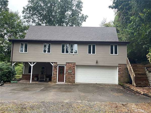 12.8 Acres of Land with Home for Sale in Newcomerstown, Ohio