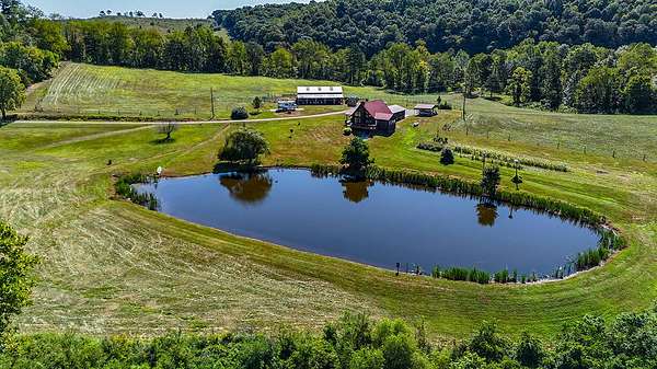 328 Acres of Land with Home for Sale in Minford, Ohio