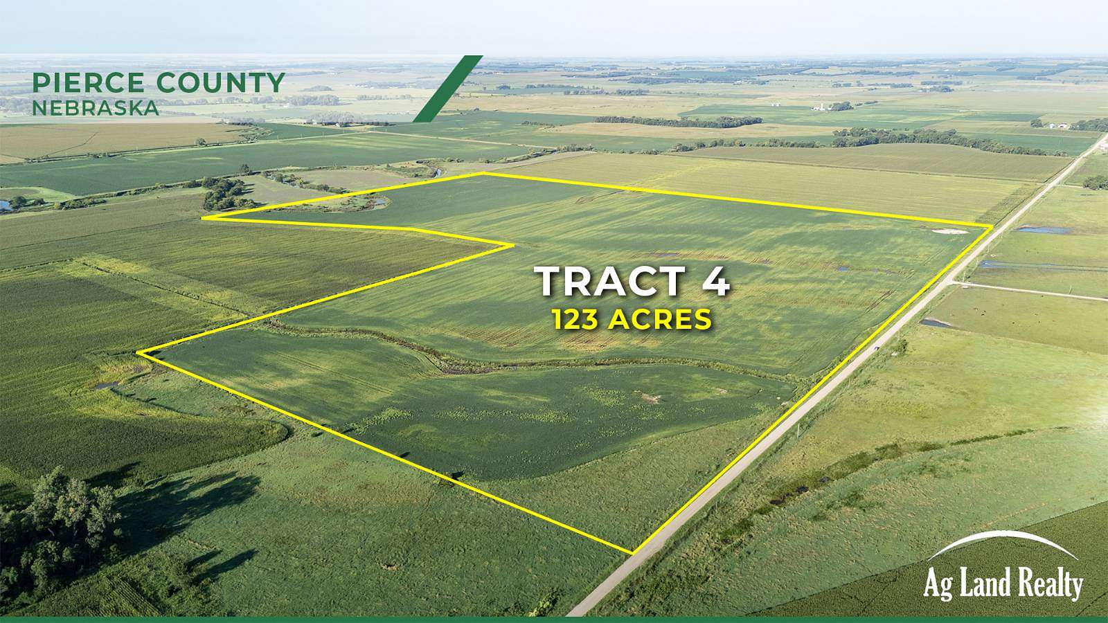 123 Acres of Agricultural Land for Sale in Pierce, Nebraska