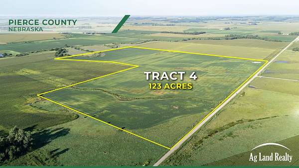 123 Acres of Agricultural Land for Sale in Pierce, Nebraska