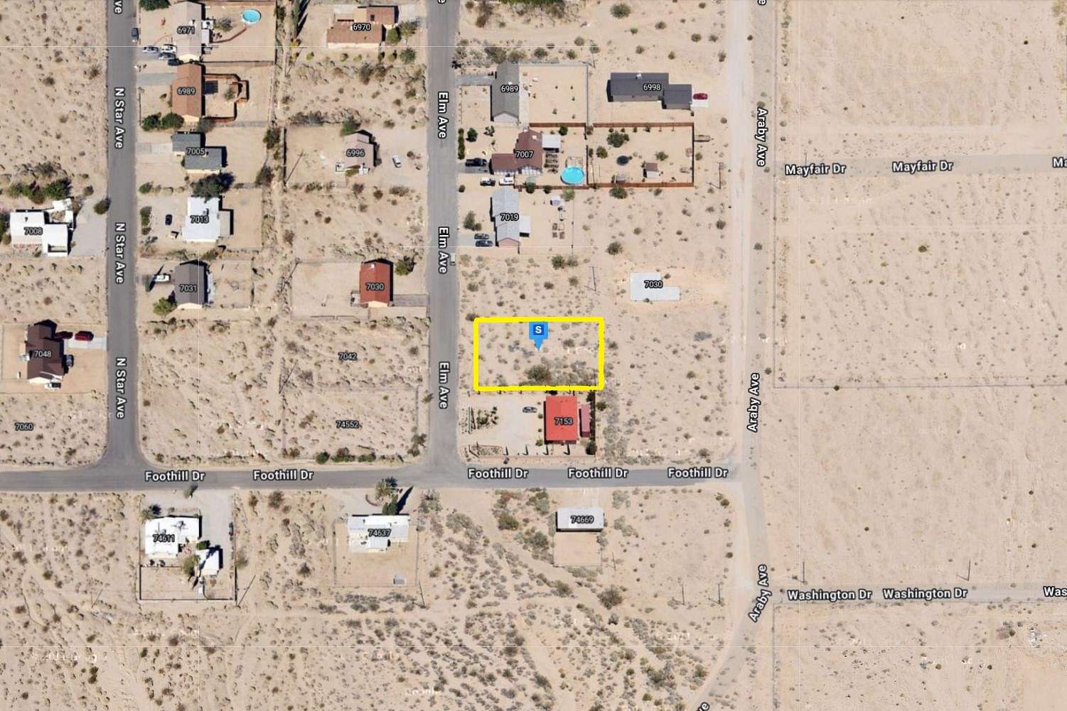 0.3 Acres of Residential Land for Sale in Twentynine Palms, California