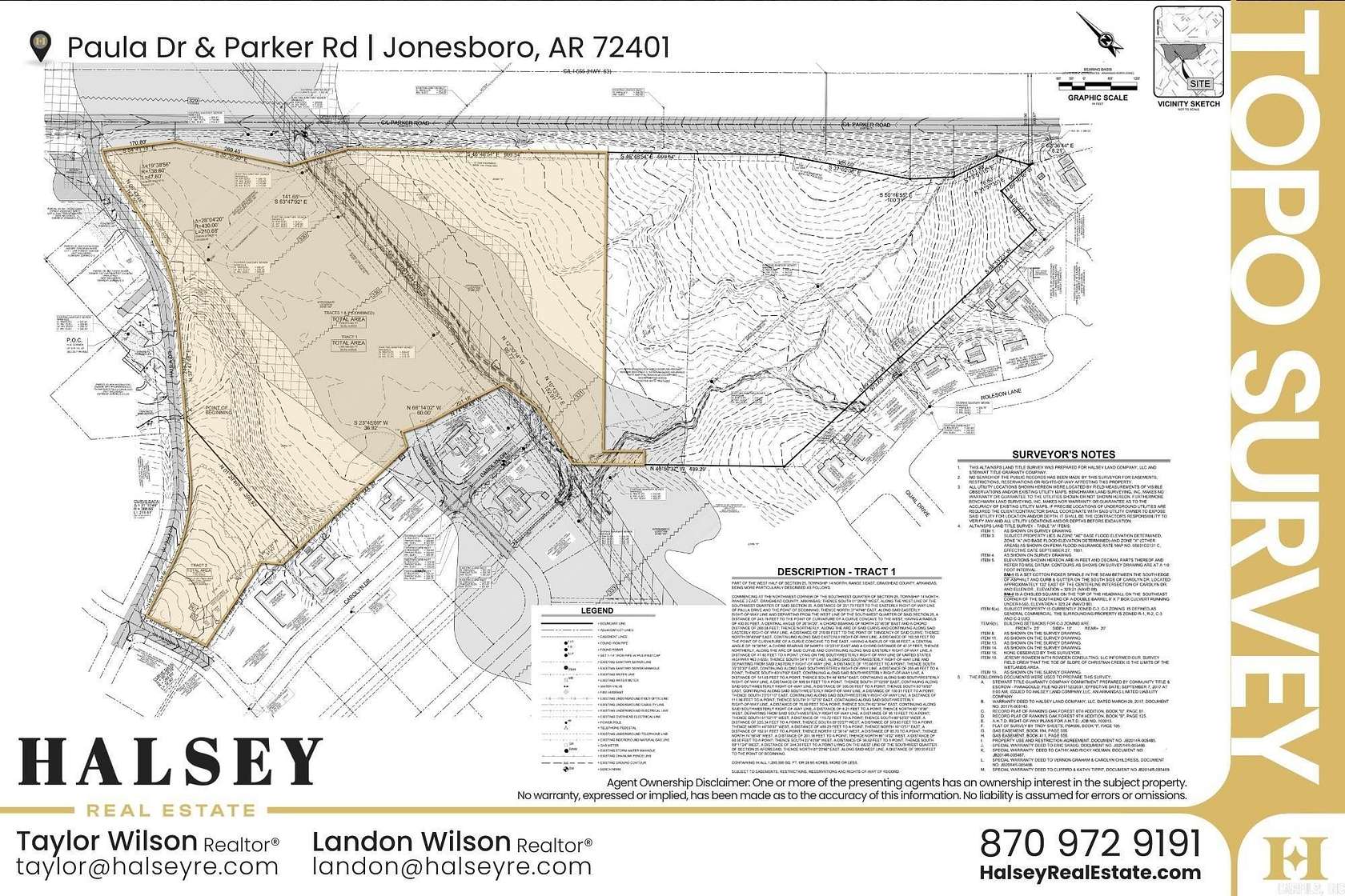 18.4 Acres of Commercial Land for Sale in Jonesboro, Arkansas