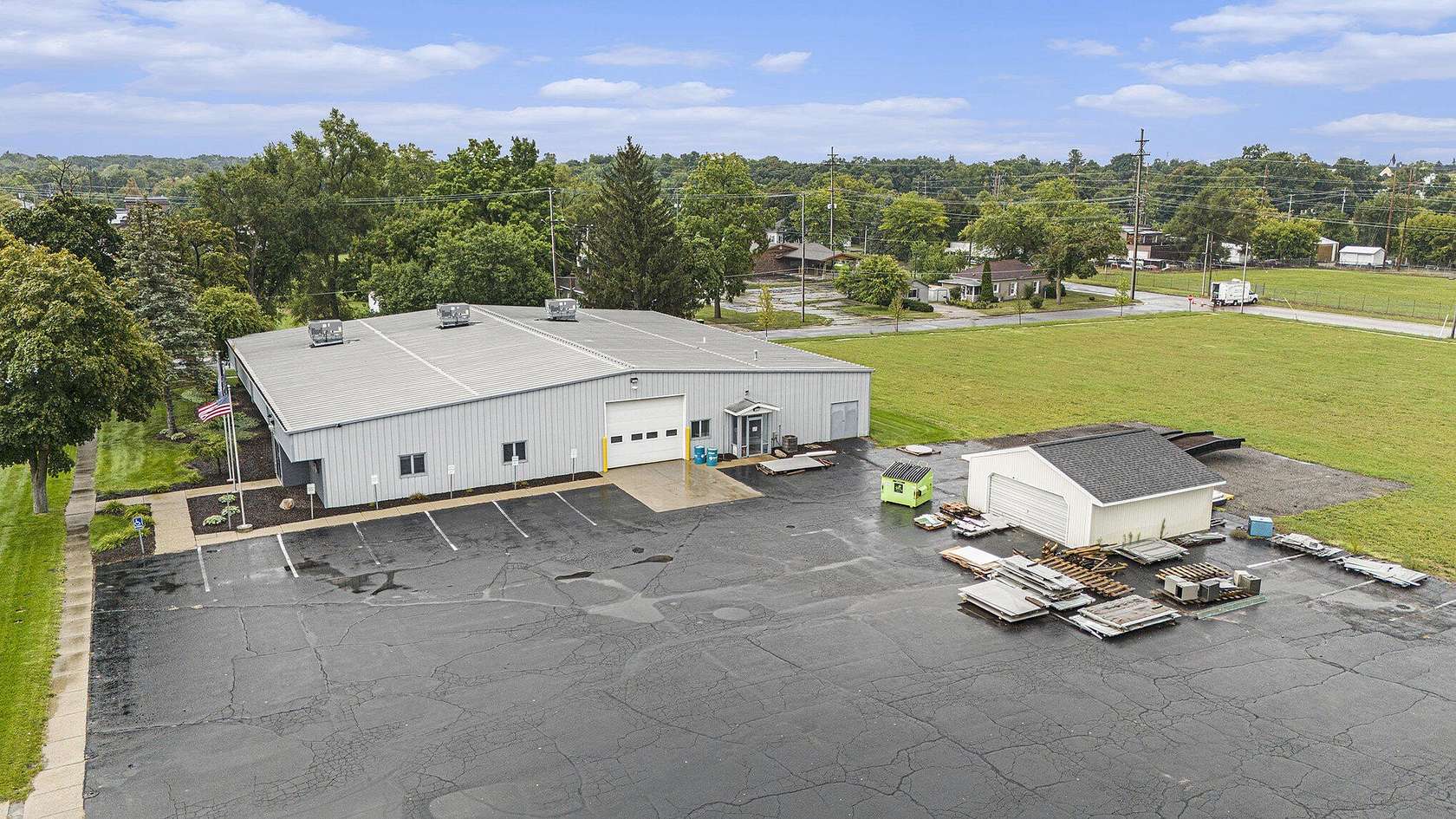 1.5 Acres of Improved Commercial Land for Sale in Greenville, Michigan