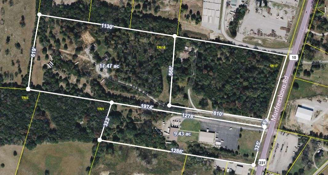 9.8 Acres of Improved Mixed-Use Land for Sale in Lebanon, Tennessee