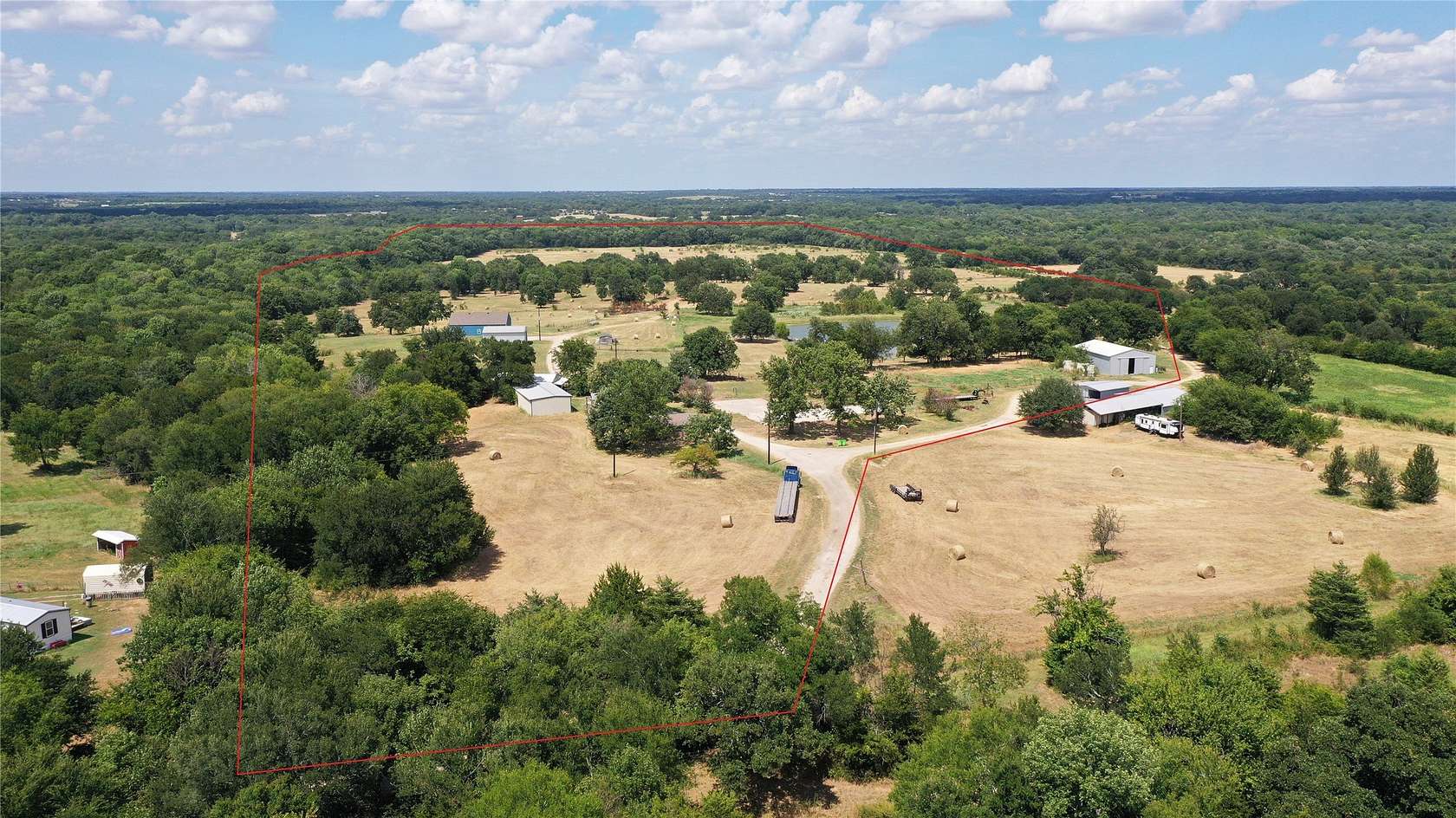140 Acres of Land with Home for Sale in Greenville, Texas