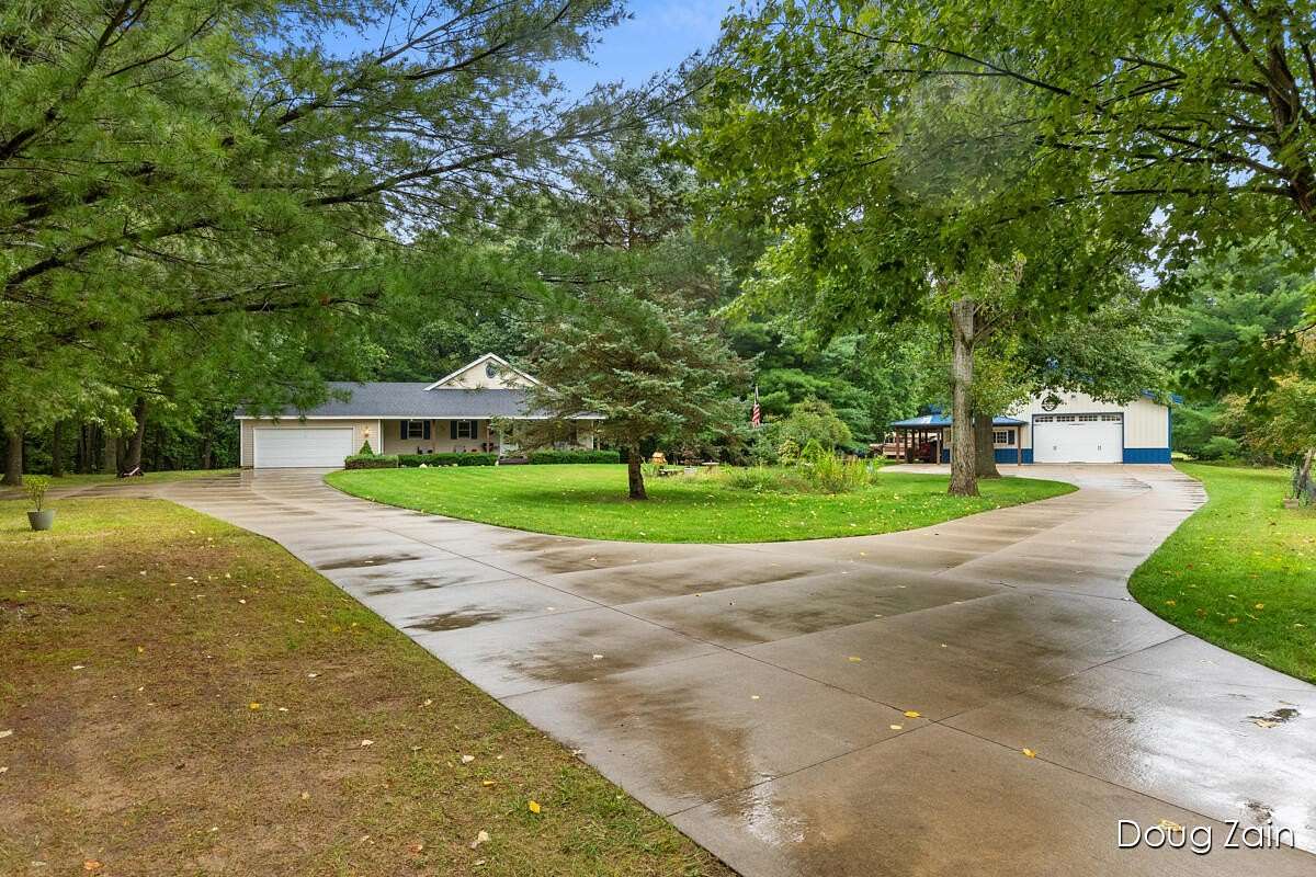 4 Acres of Residential Land with Home for Sale in Cedar Springs, Michigan