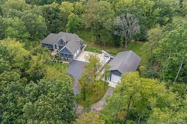 10 Acres of Land with Home for Sale in Dexter, Michigan