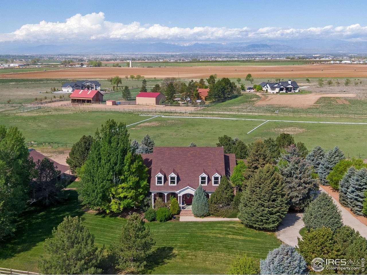 7.32 Acres of Land with Home for Sale in Windsor, Colorado