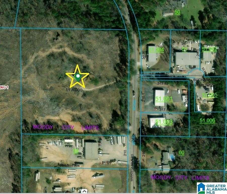 11 Acres of Commercial Land for Sale in Moody, Alabama