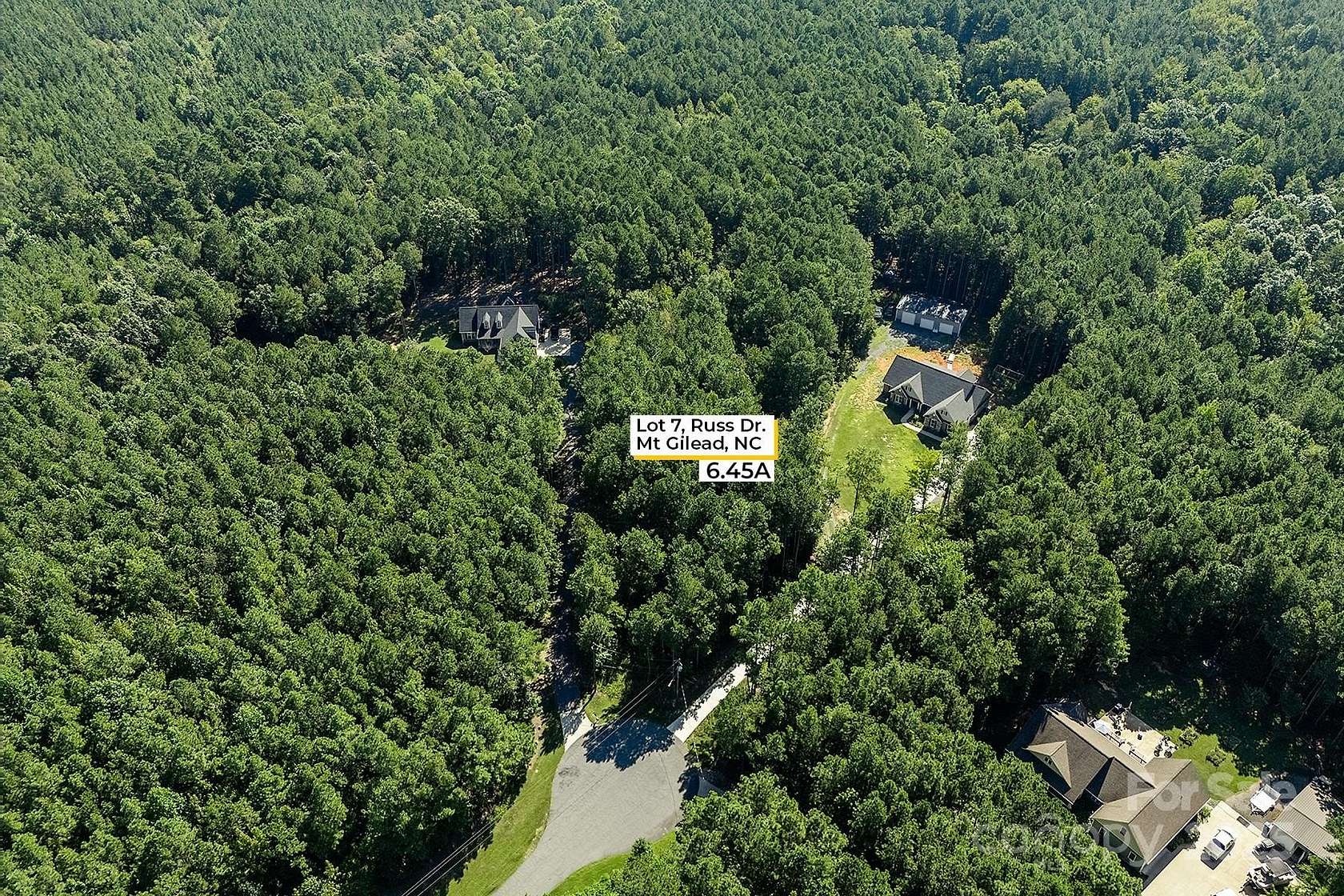 6.45 Acres of Land for Sale in Mount Gilead, North Carolina