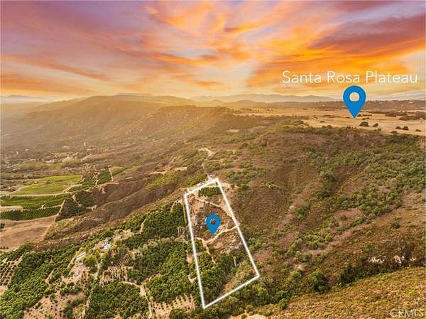 10.9 Acres of Land for Sale in Temecula, California