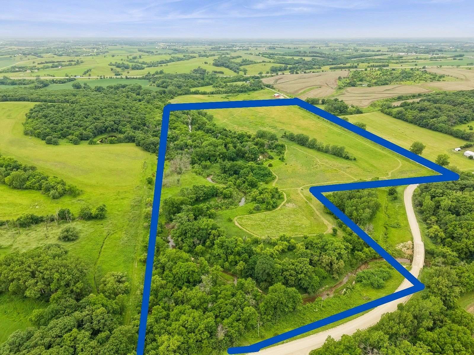 70 Acres of Recreational Land for Sale in New Virginia, Iowa