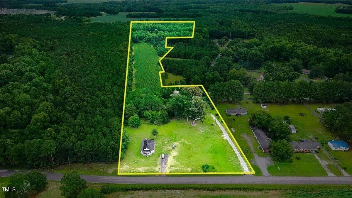 12.5 Acres of Land with Home for Sale in Princeton, North Carolina