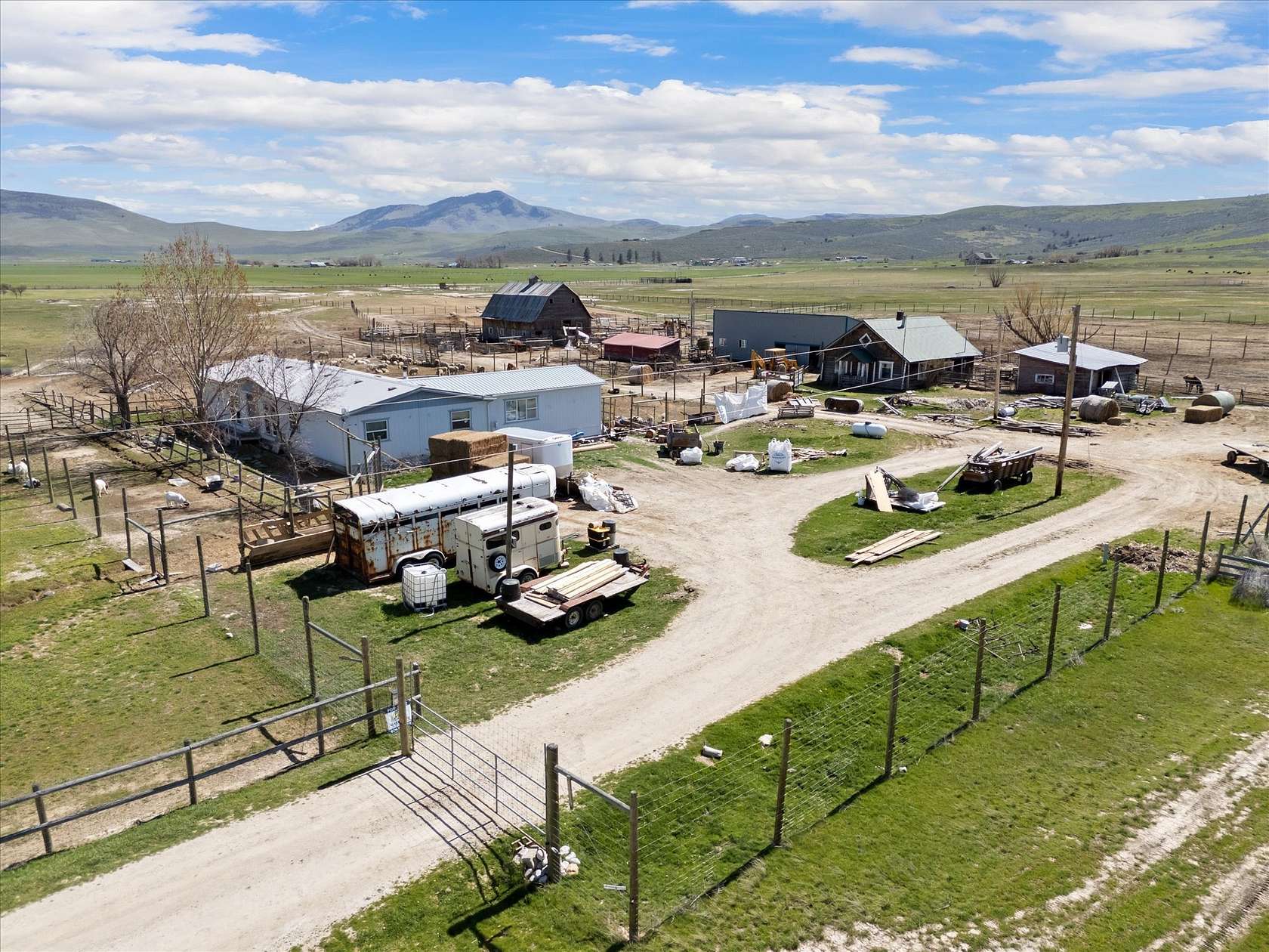 23.9 Acres of Agricultural Land with Home for Sale in Hot Springs, Montana