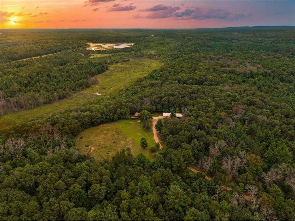 30 Acres of Recreational Land with Home for Sale in Grantsburg, Wisconsin
