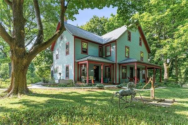 4.38 Acres of Residential Land with Home for Sale in Honeoye Falls, New York