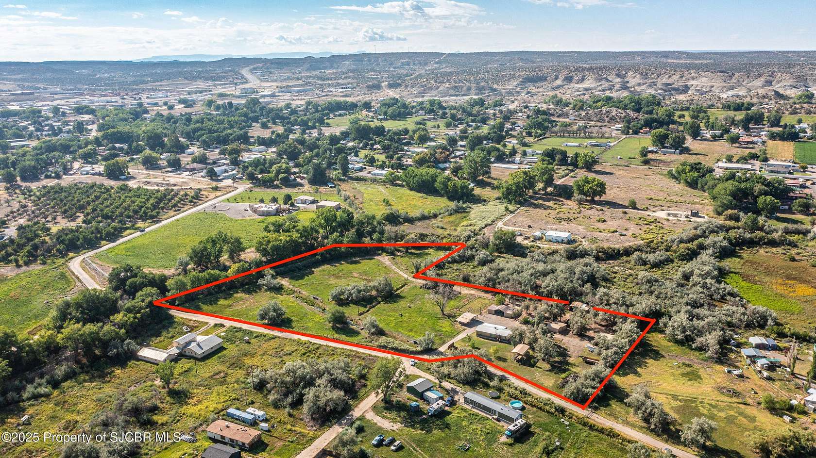 7 Acres of Land with Home for Sale in Aztec, New Mexico