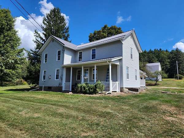 4.9 Acres of Residential Land with Home for Sale in Knoxville, Pennsylvania