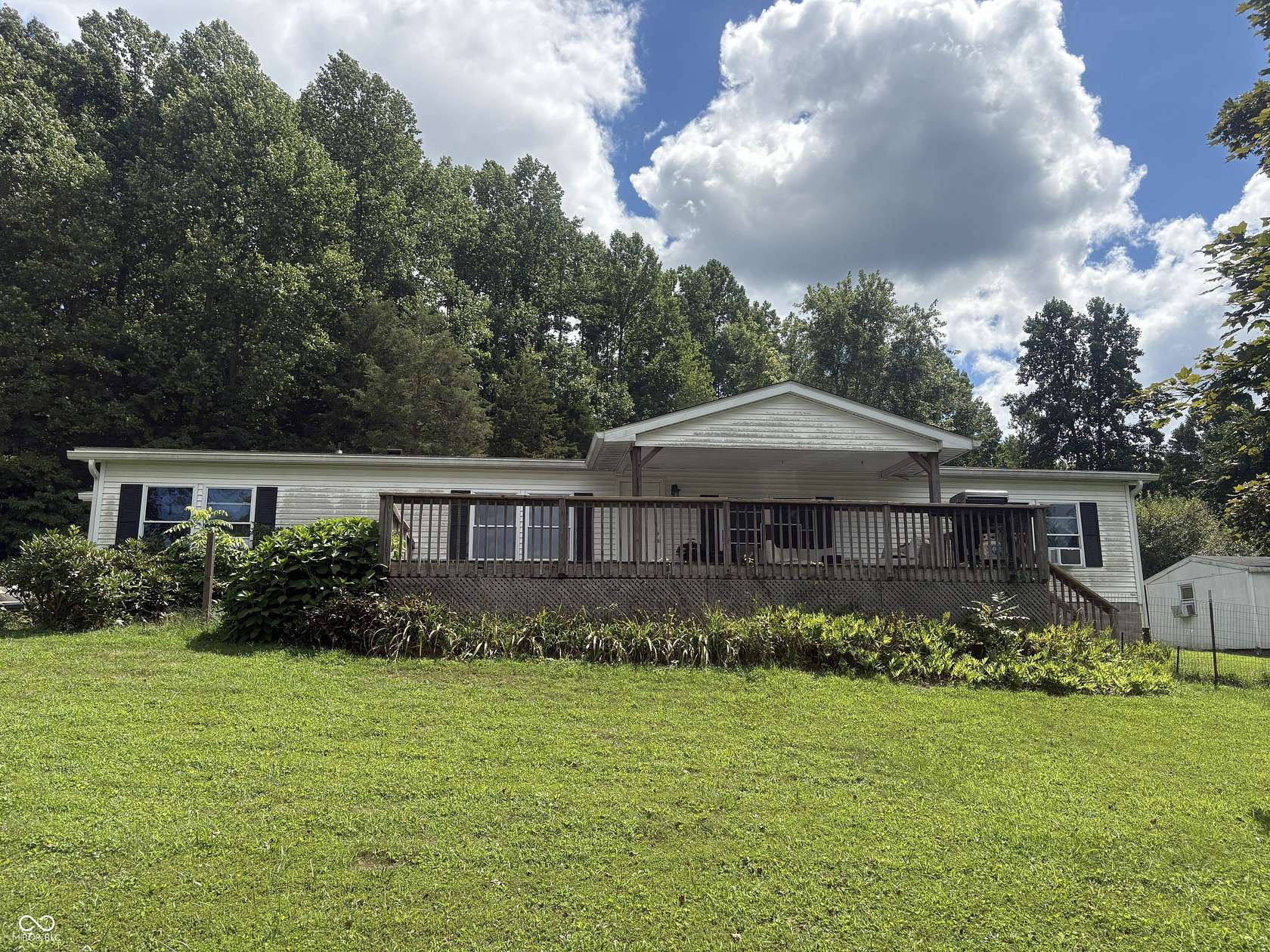 5 Acres of Residential Land with Home for Sale in Spencer, Indiana