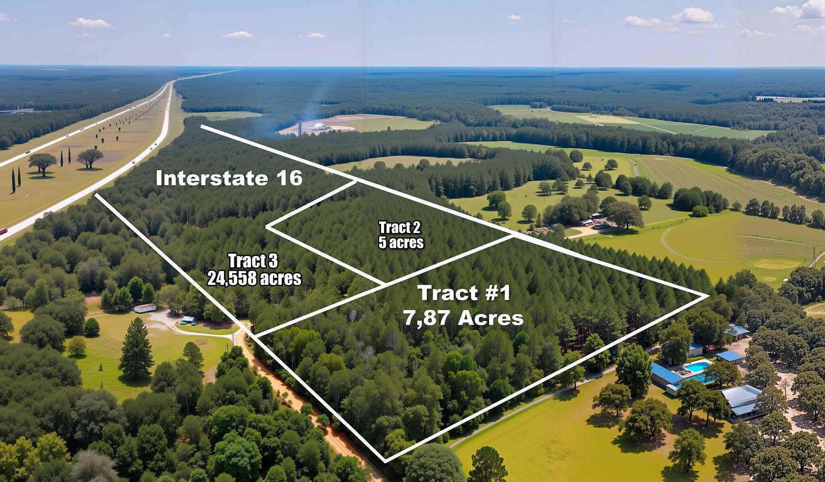 37 Acres of Mixed-Use Land for Sale in Metter, Georgia