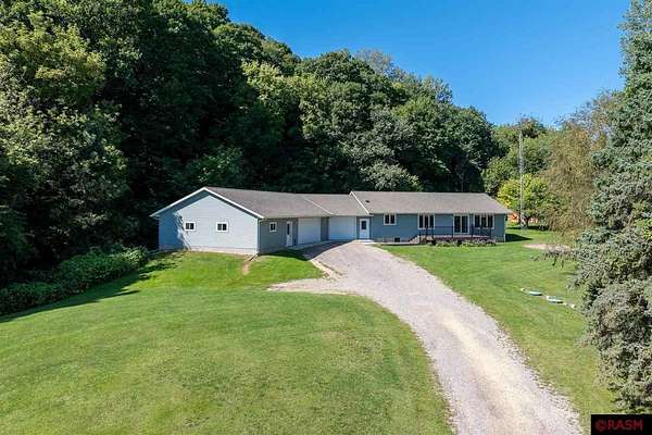 10 Acres of Land with Home for Sale in St. Peter, Minnesota