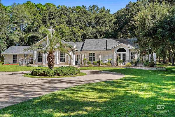 10 Acres of Land with Home for Sale in Magnolia Springs, Alabama