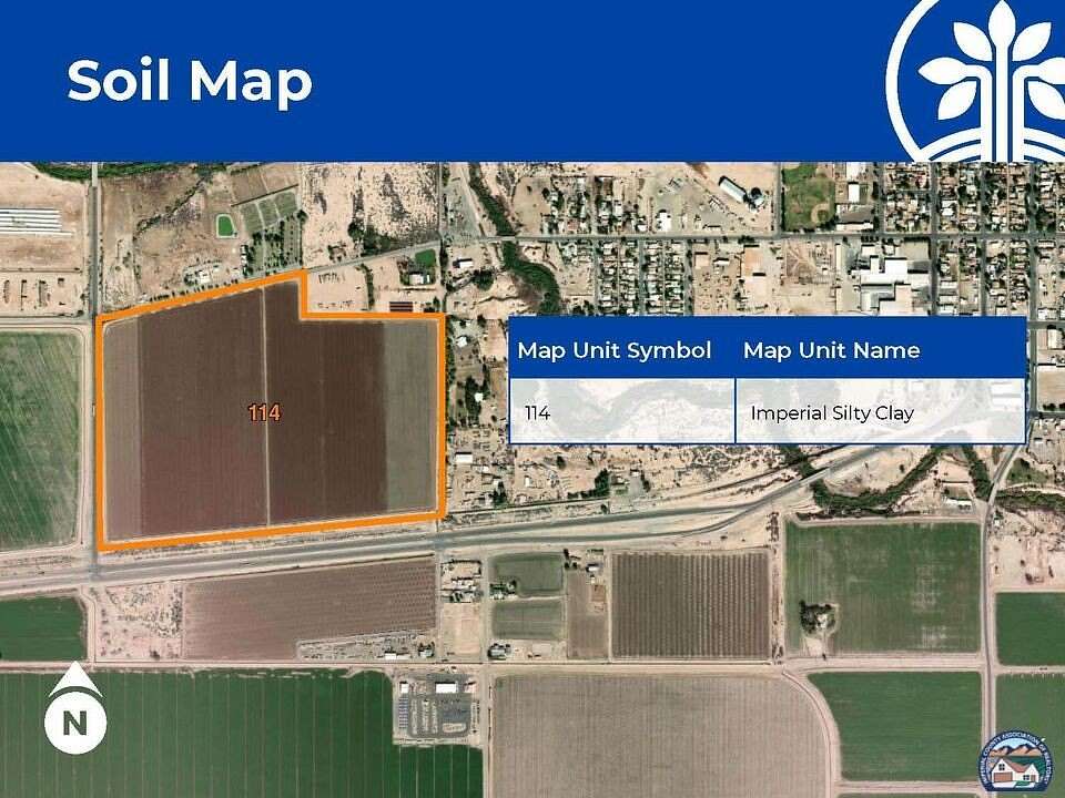 95.5 Acres of Agricultural Land for Sale in Holtville, California