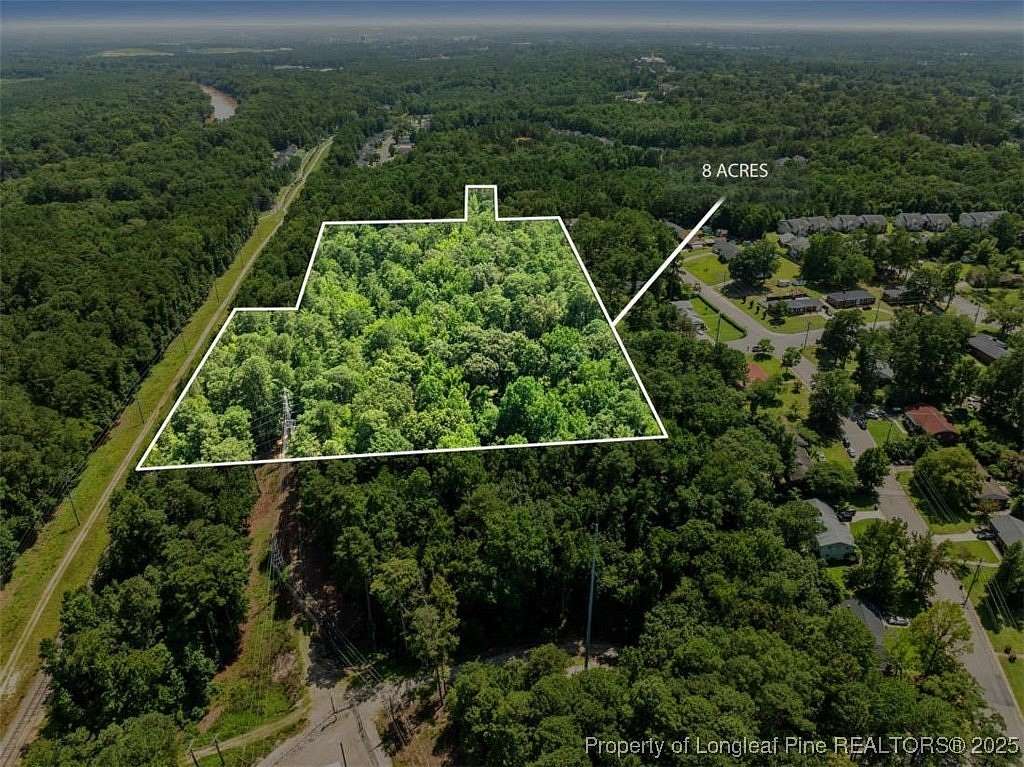 8 Acres of Residential Land for Sale in Fayetteville, North Carolina