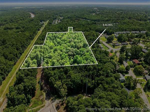 8 Acres of Residential Land for Sale in Fayetteville, North Carolina