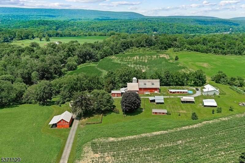 116 Acres of Agricultural Land with Home for Sale in Blairstown Township, New Jersey