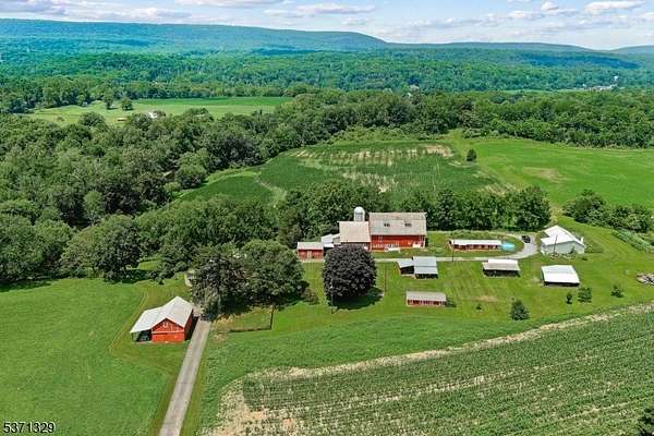 116 Acres of Agricultural Land with Home for Sale in Blairstown Township, New Jersey