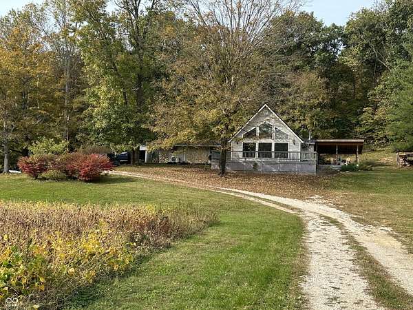 23.6 Acres of Recreational Land with Home for Sale in West Baden Springs, Indiana