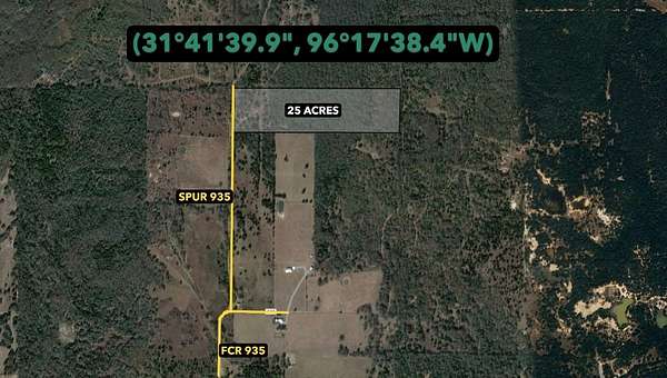 25 Acres of Recreational & Residential Land for Sale in Teague, Texas