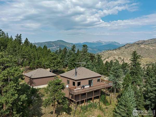 10 Acres of Residential Land with Home for Sale in Drake, Colorado