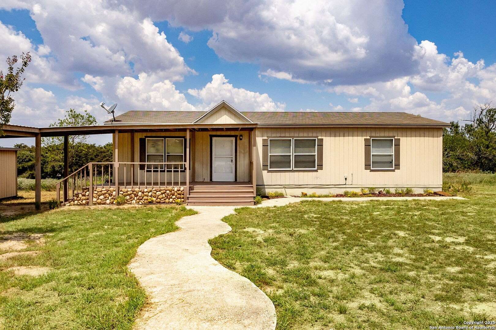 10 Acres of Land with Home for Sale in Seguin, Texas