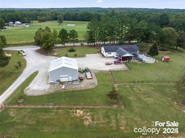 9.35 Acres of Land with Home for Sale in Spring Hope, North Carolina